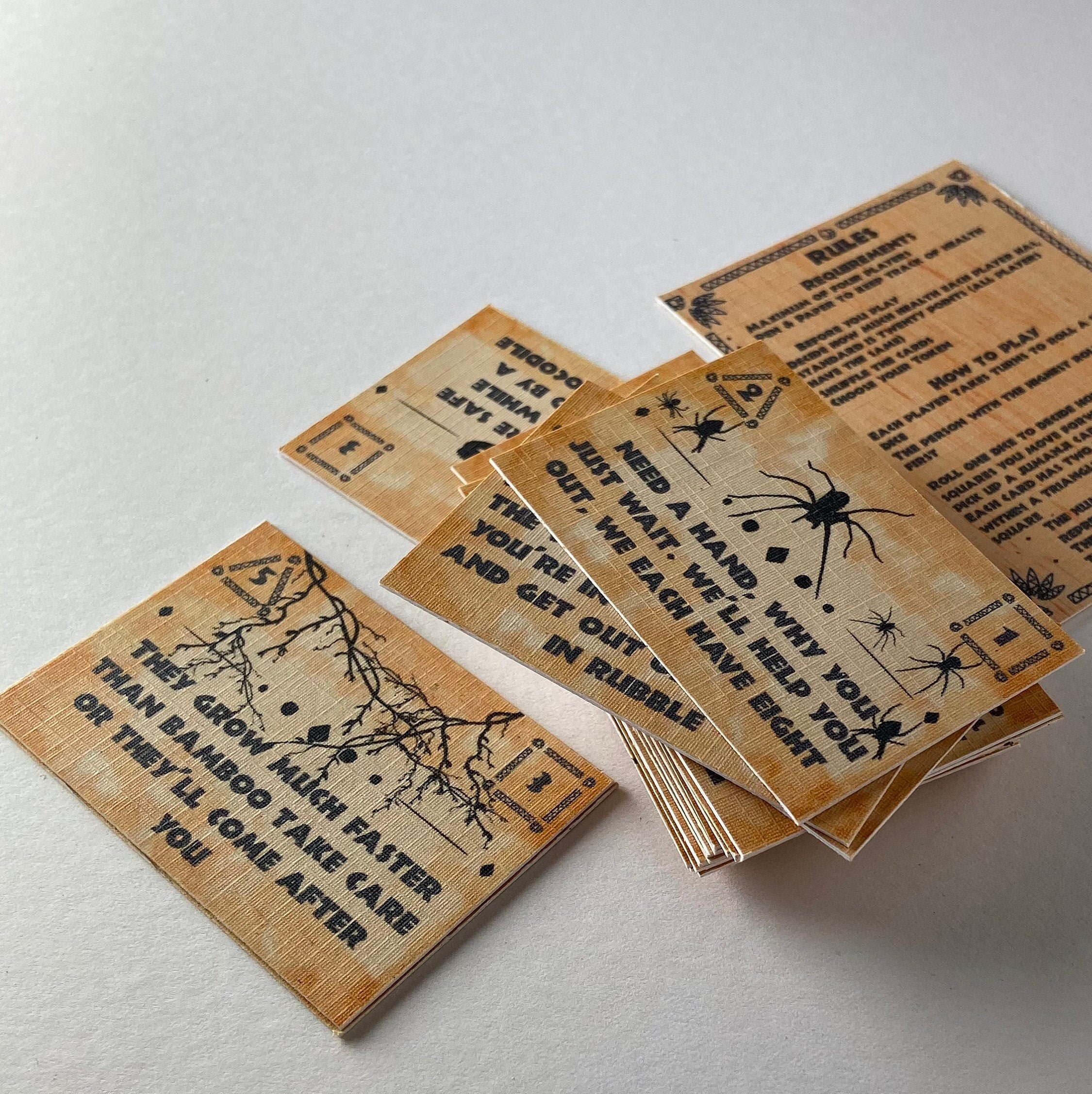 Jumanji Playing Cards | Etsy UK