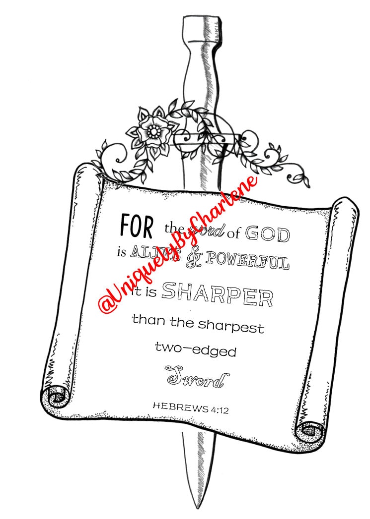 Full Armor of God Coloring Pages - DIGITAL COPY - Etsy