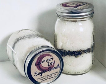 Essential Oil Exfoliating Sugar Scrub 16oz