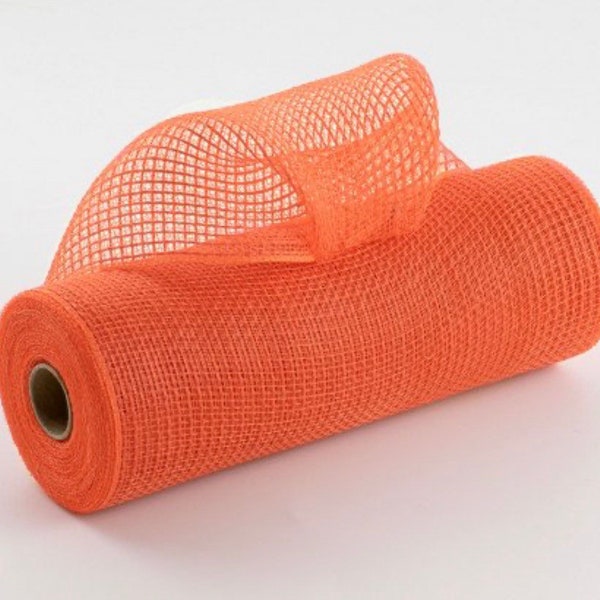 10” Stripe Fabric Mesh: Orange