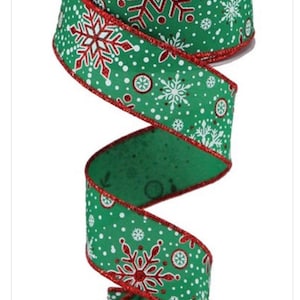 2.5”X10yd Snowflakes