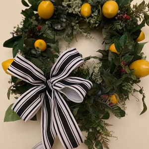 Lemon Wreath/Lemon Decor/Yellow Wreath/Lemon wreath Wreath for door. Spring Wreath. Home Décor