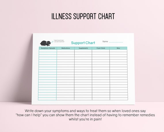 Printable Back Focus Chart