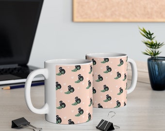 Linus Bunny Mug | Bunny Mug | Self Care Mug | Rabbit Mug | Inspirational Mug | Cute Mug | Bunny Gift | Coffee Cup | Rabbit Cup