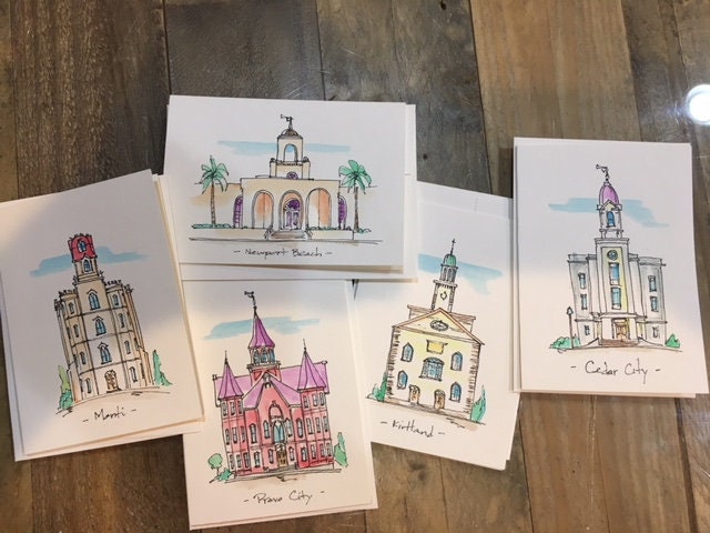 LDS Temple Series | Etsy