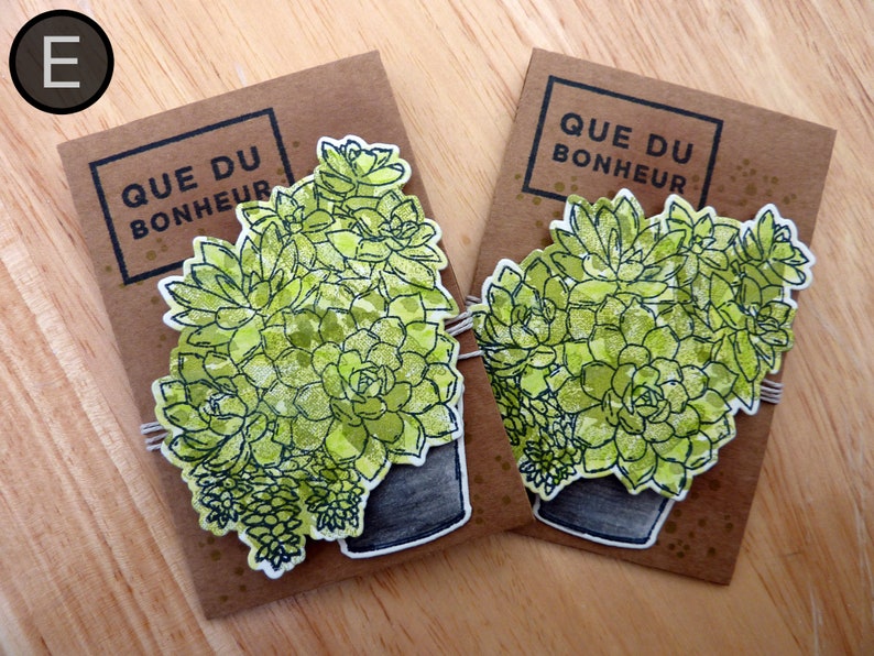 Duo of envelopes for gift cards E - Bonheur