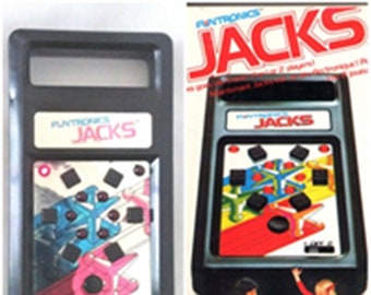 Vintage 1979 Mattel Funtronics JACKS Handheld Electronic Game VTG