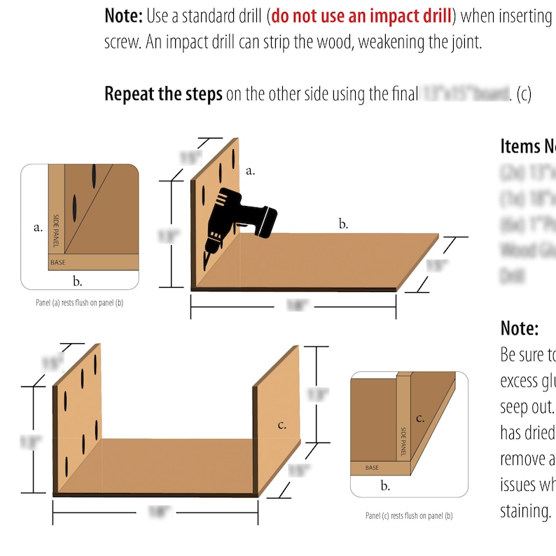 MCM Record Player Stand Build Plans, DIY Turntable Table Plans, Mid