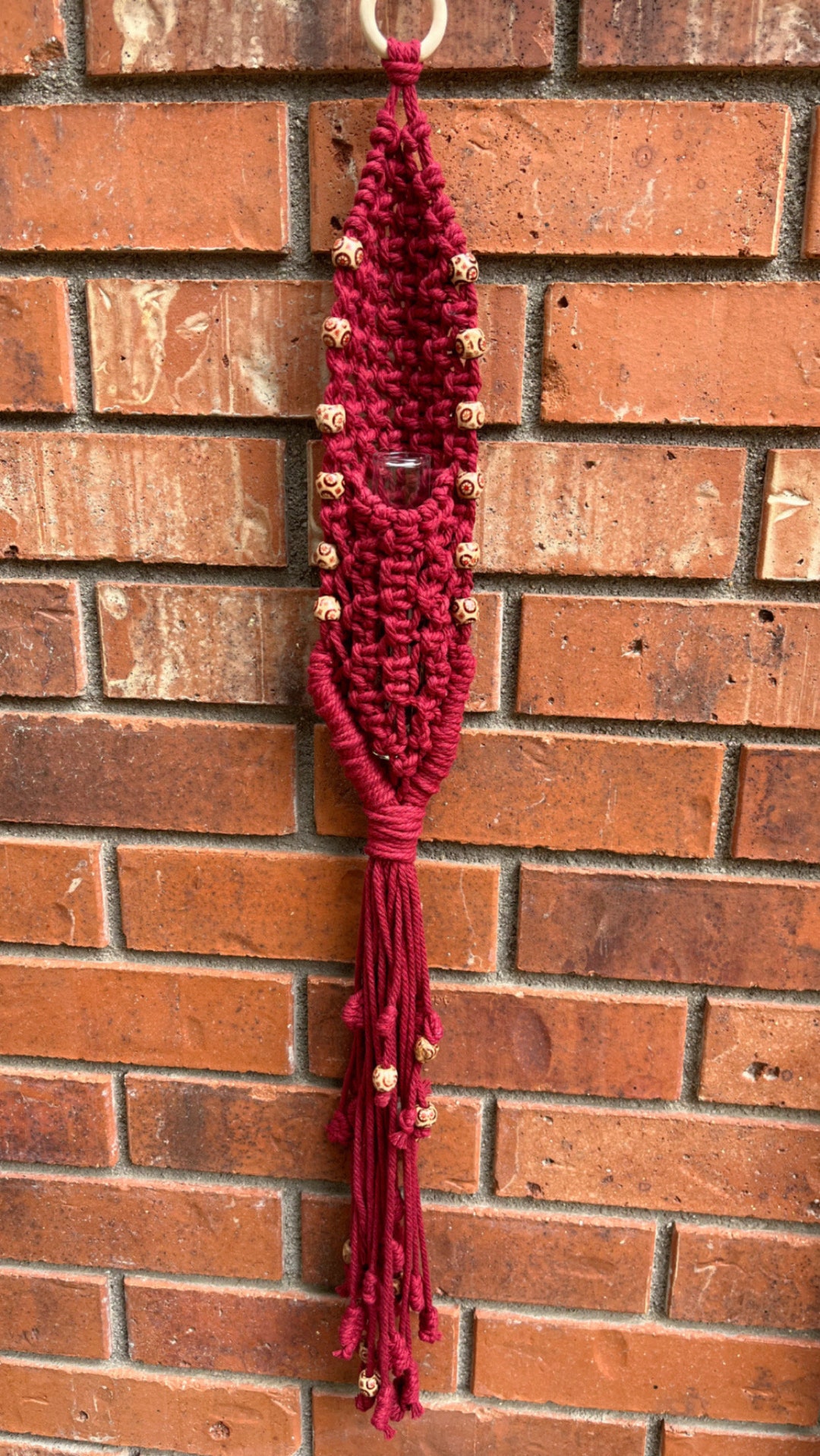 Macrame Test Tube Holder for Plant Cuttings or Bud Vase. Hydroponics Etsy