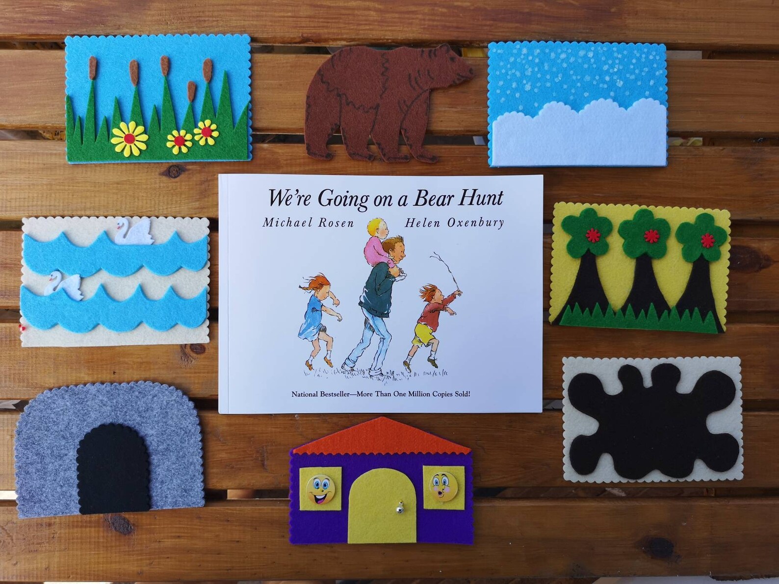 We're Going on a Bear Hunt Sequencing Felt Activity Etsy