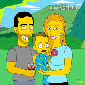 Christmas SALE Simpsons Portrait, couple drawing portait family cartoon fathers gift, Simpsonize me turnmeyellow
