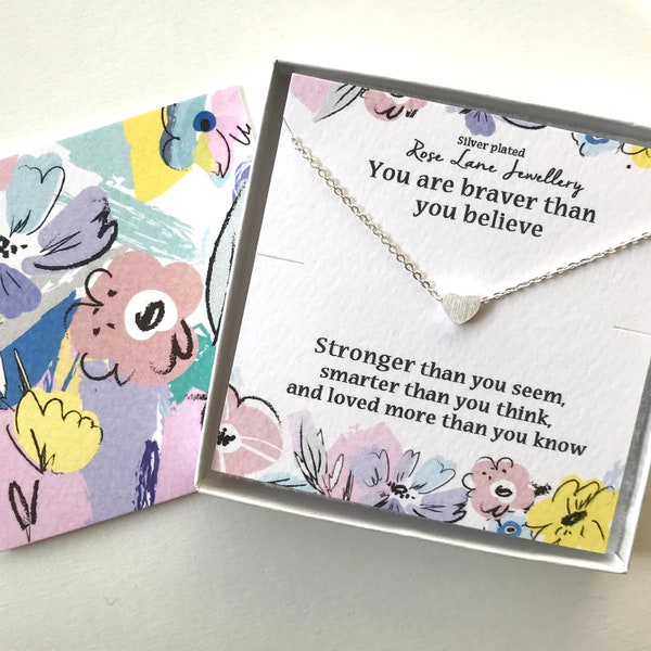 Be Strong Necklace Etsy