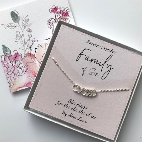 Family hotsell rings charm