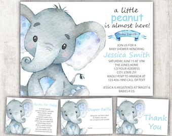 baby shower invitation boy etsy