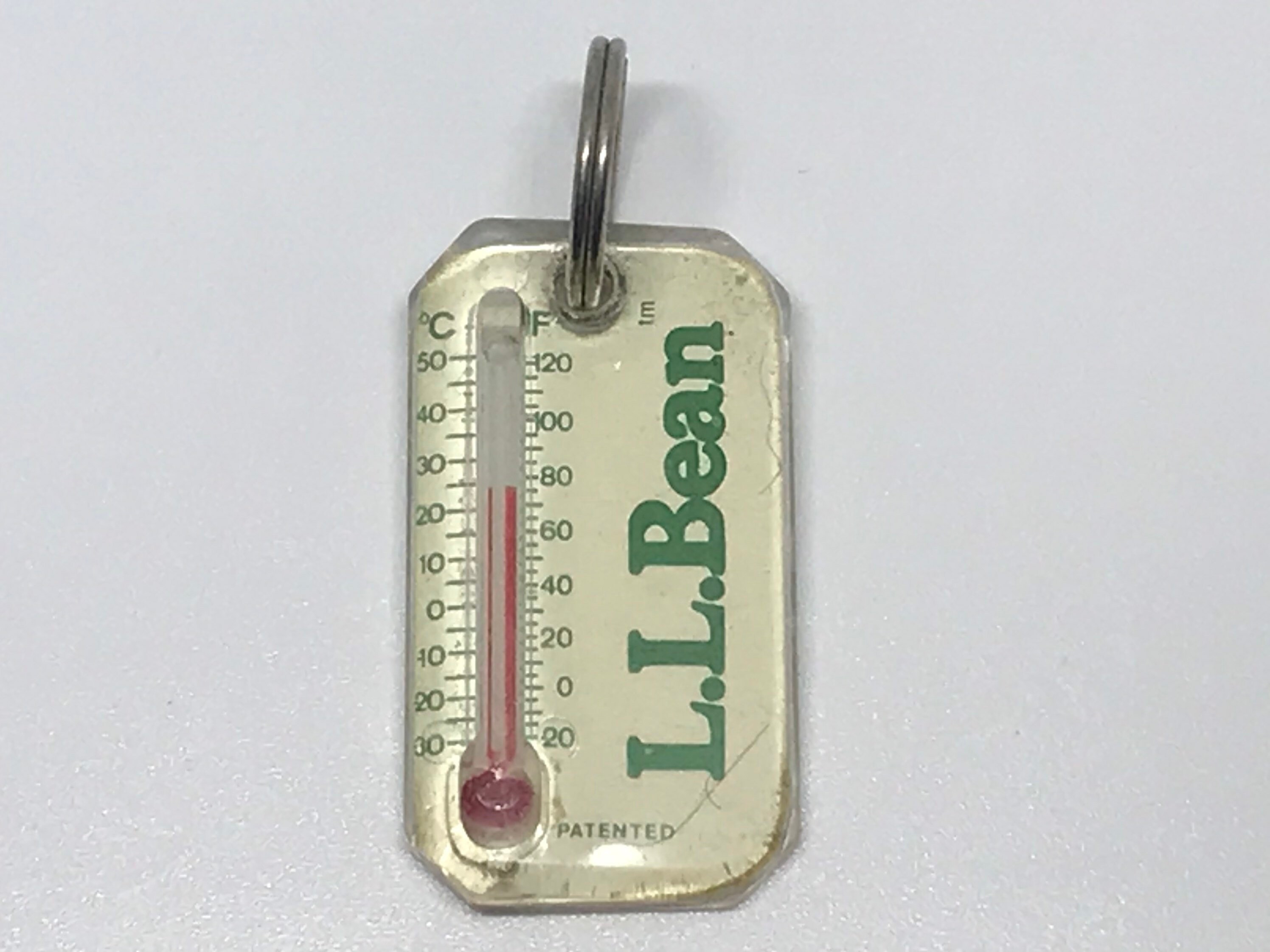 Vintage Keychain Thermometer LL Bean Vintage Collectible Etsy
