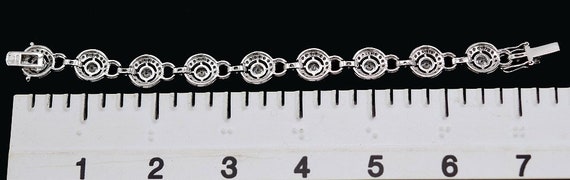 Sparkling Modern Bracelet Sterling Silver Cubic Z… - image 5