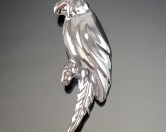 Vintage Retro Mexican Sterling Silver Parrot Macaw Pin/Brooch