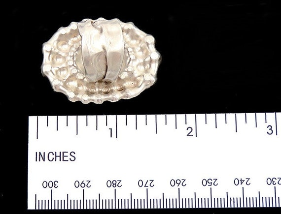 Unique Artisan Hand Made Silver Statement Ring Na… - image 2