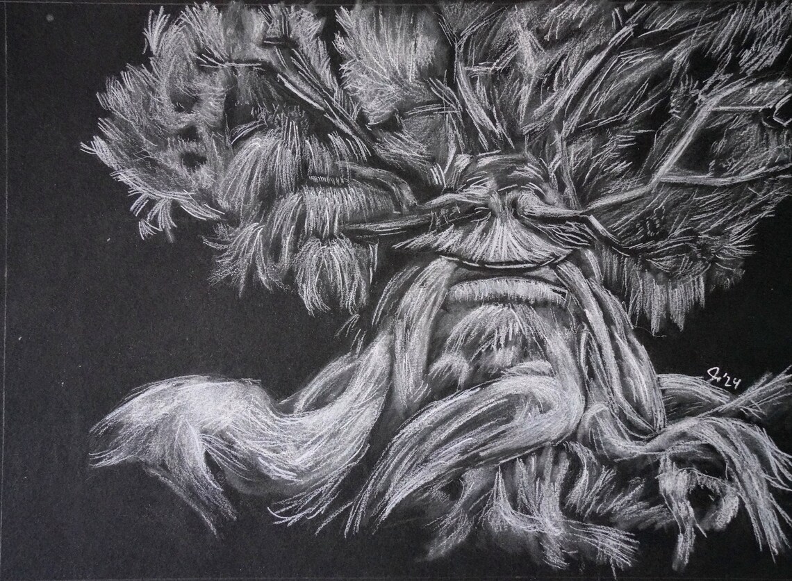 I Drew the Great Deku Tree! - Etsy