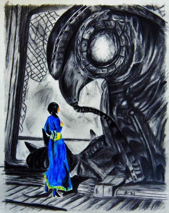 I Drew The Bioshock Infinite Songbird And Elizabeth Etsy I Drew The Bioshock Infinite Songbird And Elizabeth Etsy