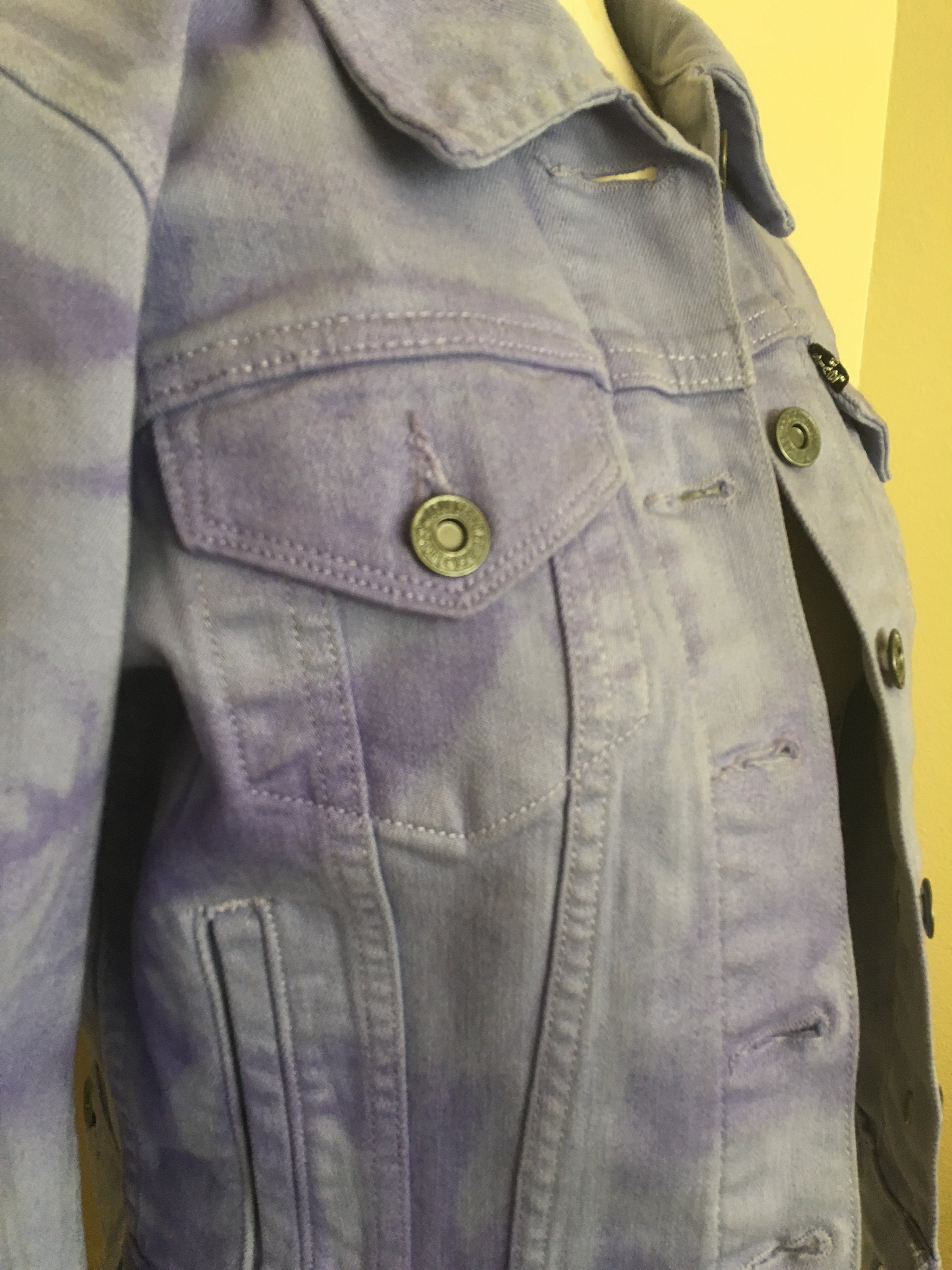levi's tie dye denim jacket