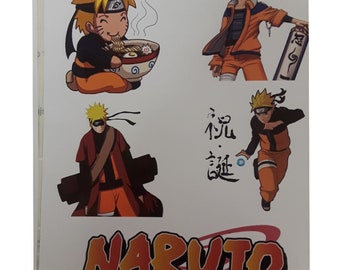 naruto stickers etsy