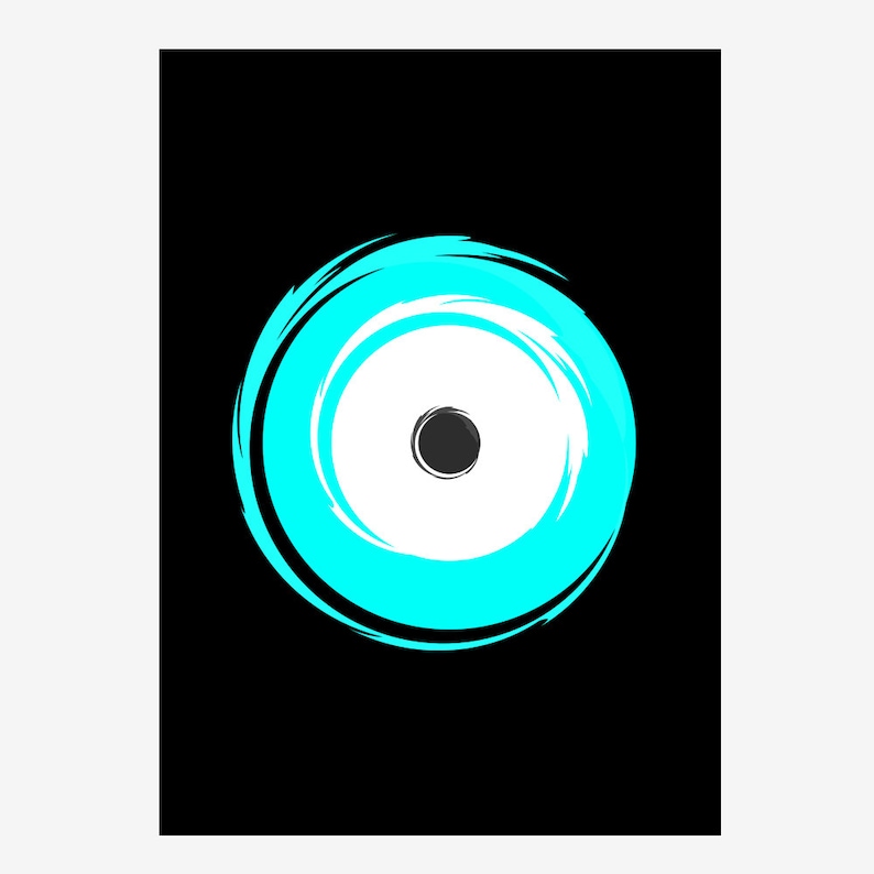 Decorative Evil Eye Print