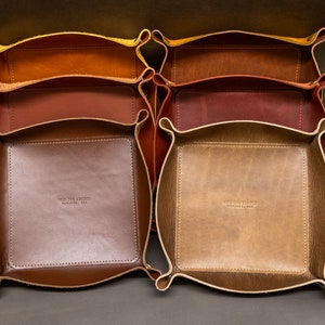 Leather Dice Tray, Valet Tray, Catch All