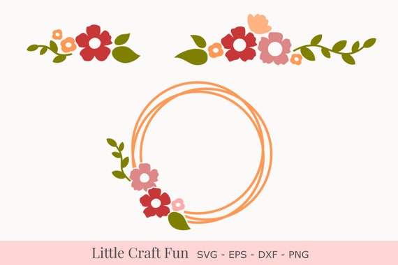 Download Cute Flowers Svg Florals Svg Flower Bouquets Svg Silhouette Etsy PSD Mockup Templates