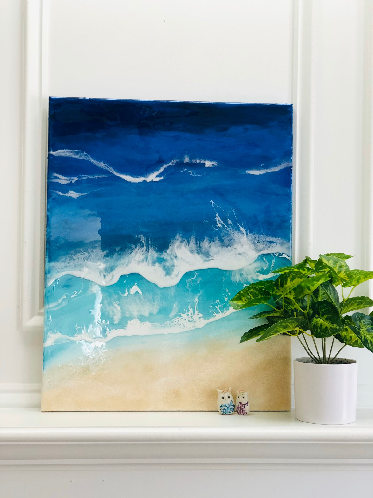 Canvas Art Beach Wall Art Ocean Wall Art Beach Art Canvas Etsy
