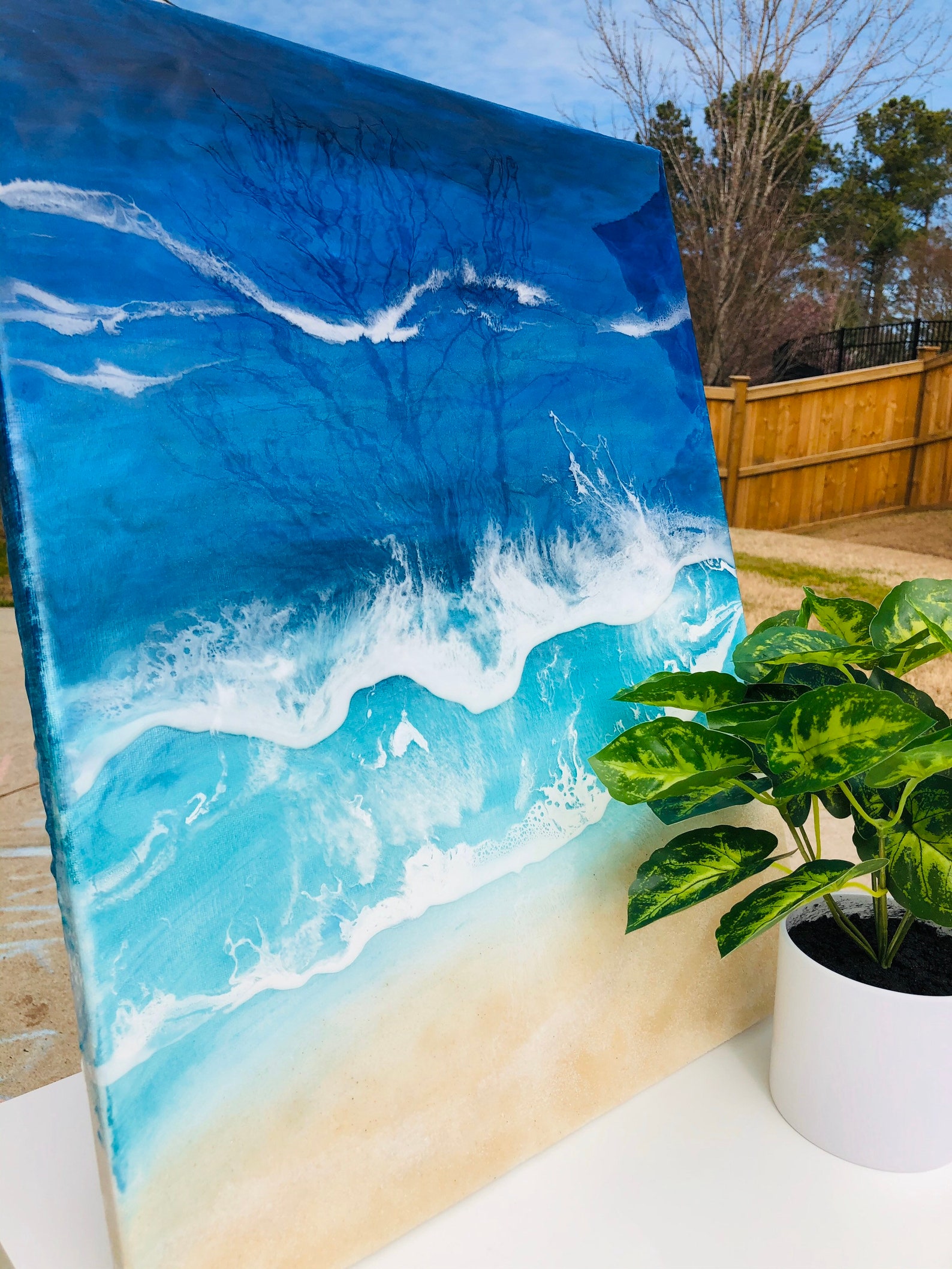 Canvas Art Beach Wall Art Ocean Wall Art Beach Art Canvas Etsy