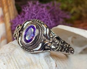Celtic Knot Ring, Celtic Ring, Irish Jewelry, Amethyst Ring, Irish Ring, Irish Dance Gift, Anniversary Gift, Bridal Ring, Statement Ring