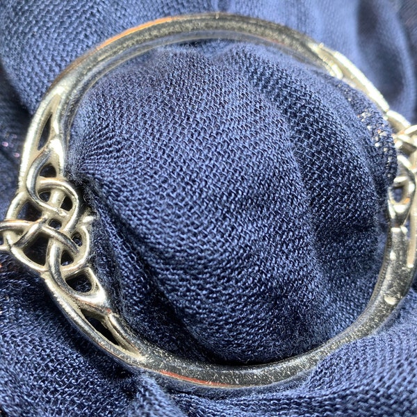 Celtic Knot Scarf Ring, Scotland Jewelry, Norse Jewelry, Ireland Jewelry, Celtic Jewelry, Mom Gift, Wife Gift, Sister Gift, Friendship Gift