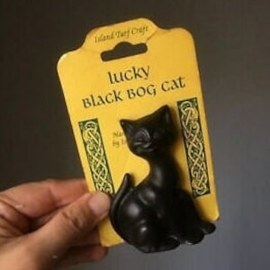 Lucky Turf Cat Gift, Irish Tuft Ornament, Black Cat Lover, Ireland Gift, Irish Turf Gift, Housewarming Gift, New Home Gift, New Job Gift