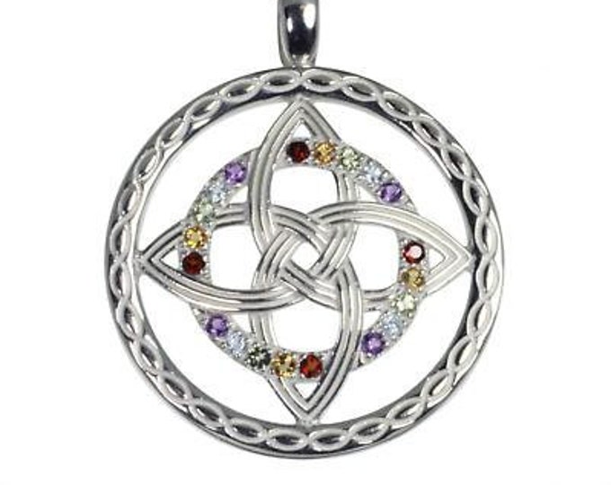 Mom Gift Girlfriend Gift Trinity Knot Jewelry Celtic Jewelry Celtic Crown Necklace Irish Jewelry Scotland Jewelry Ireland Gift