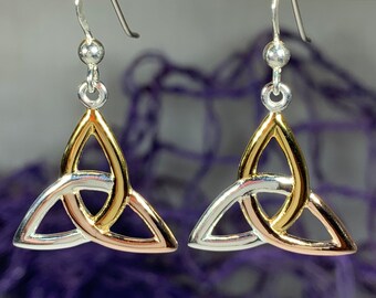 Mom Gift Girlfriend Gift Trinity Knot Jewelry Celtic Jewelry Celtic Crown Necklace Irish Jewelry Scotland Jewelry Ireland Gift