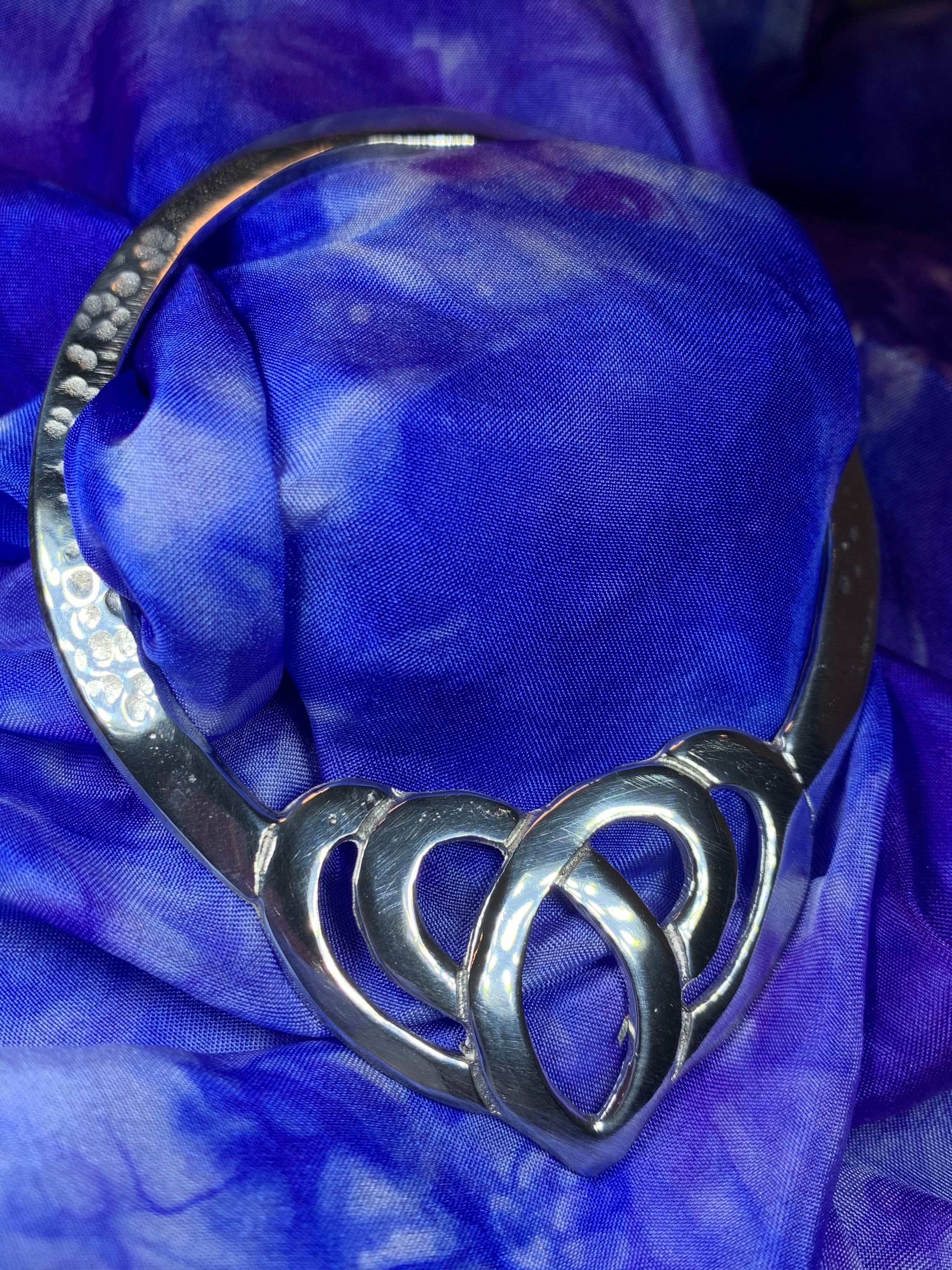 Celtic Heart Scarf Ring, Scotland Jewelry, Ireland Jewelry, Celtic Jewelry, Celtic Knot Jewelry