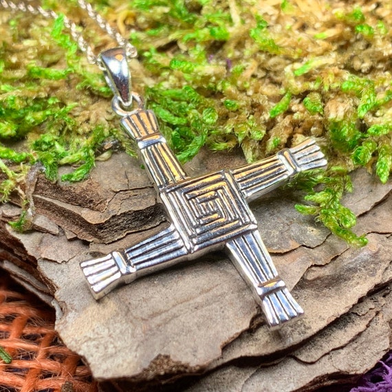 St Brigid's Cross Pendant (Large) - Celtic Impressions
