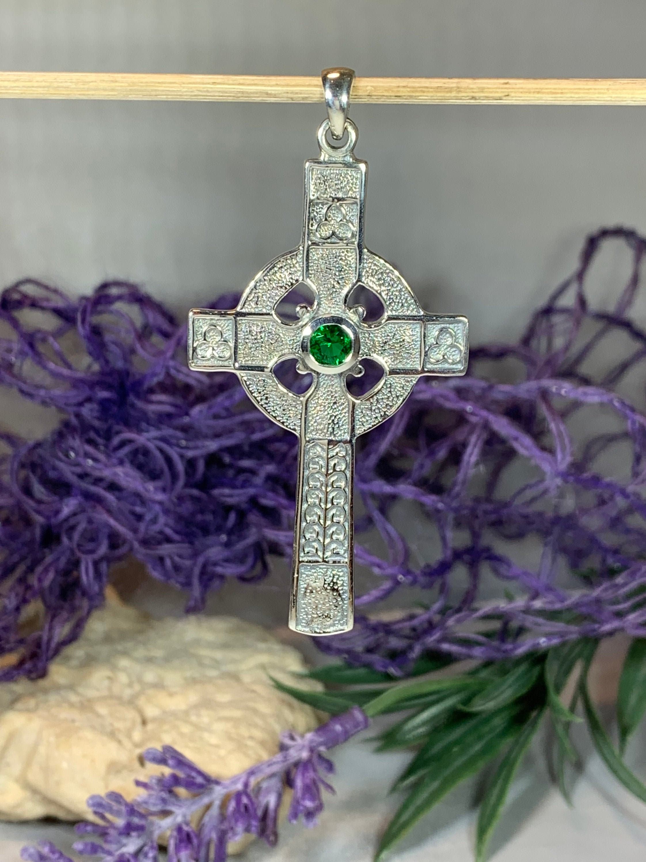 Celtic Cross Necklace, Irish Cross, Irish Jewelry, First Communion Gift