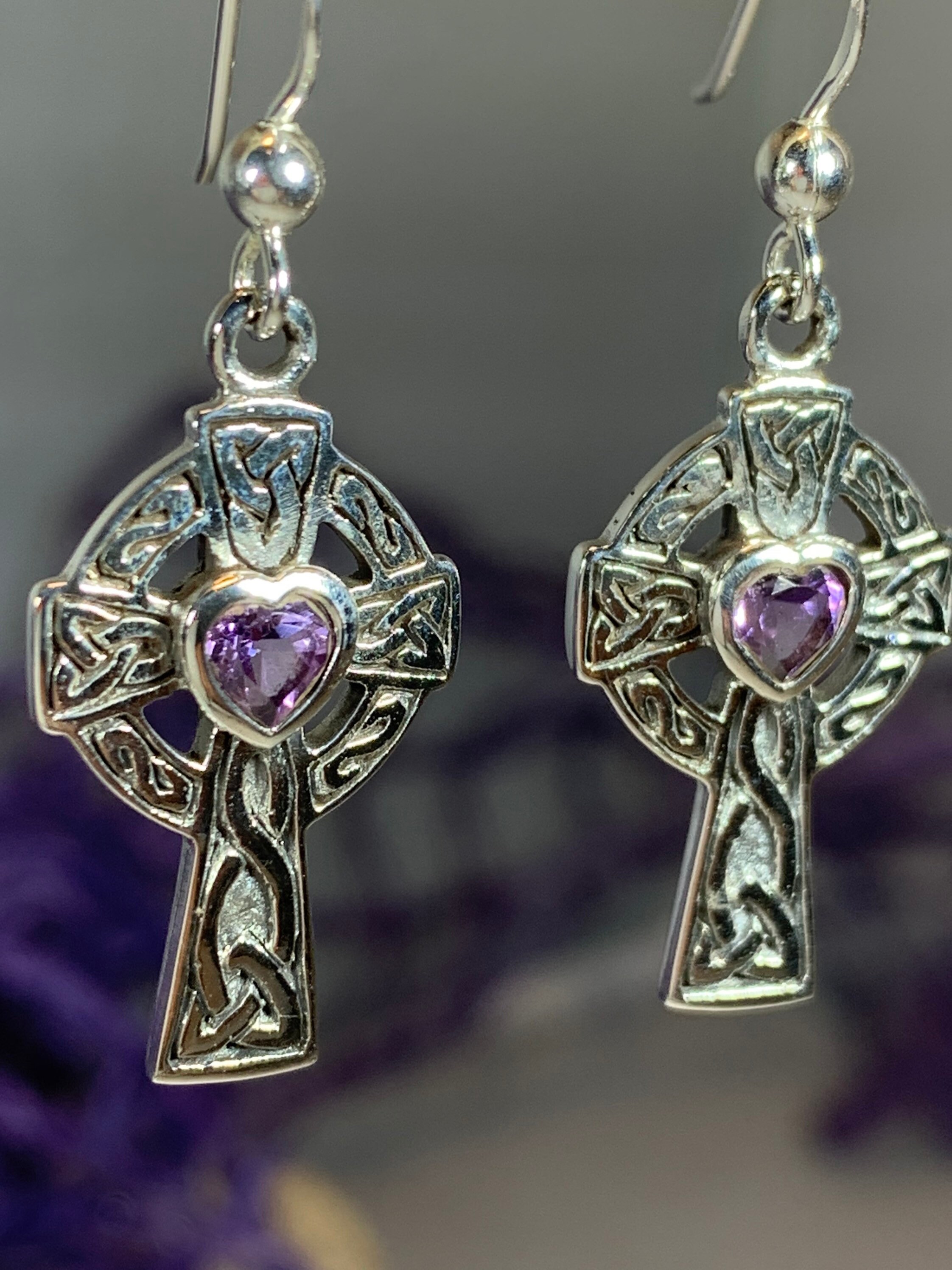 Celtic Cross Earrings, Celtic Jewelry, Irish Jewelry, First Communion