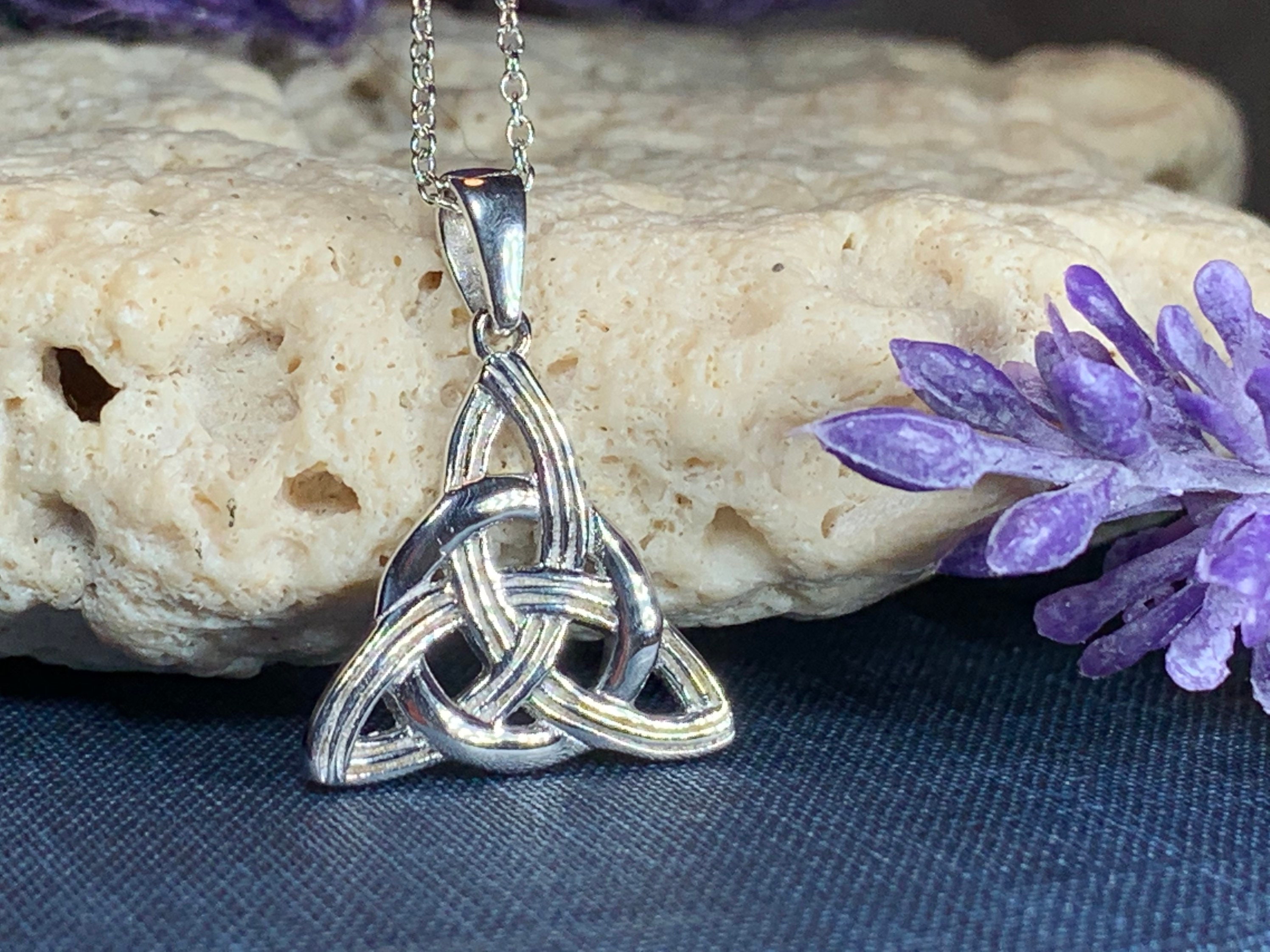 Trinity Knot Necklace, Celtic Jewelry, Irish Jewelry, Anniversary Gift, Celtic Knot Jewelry