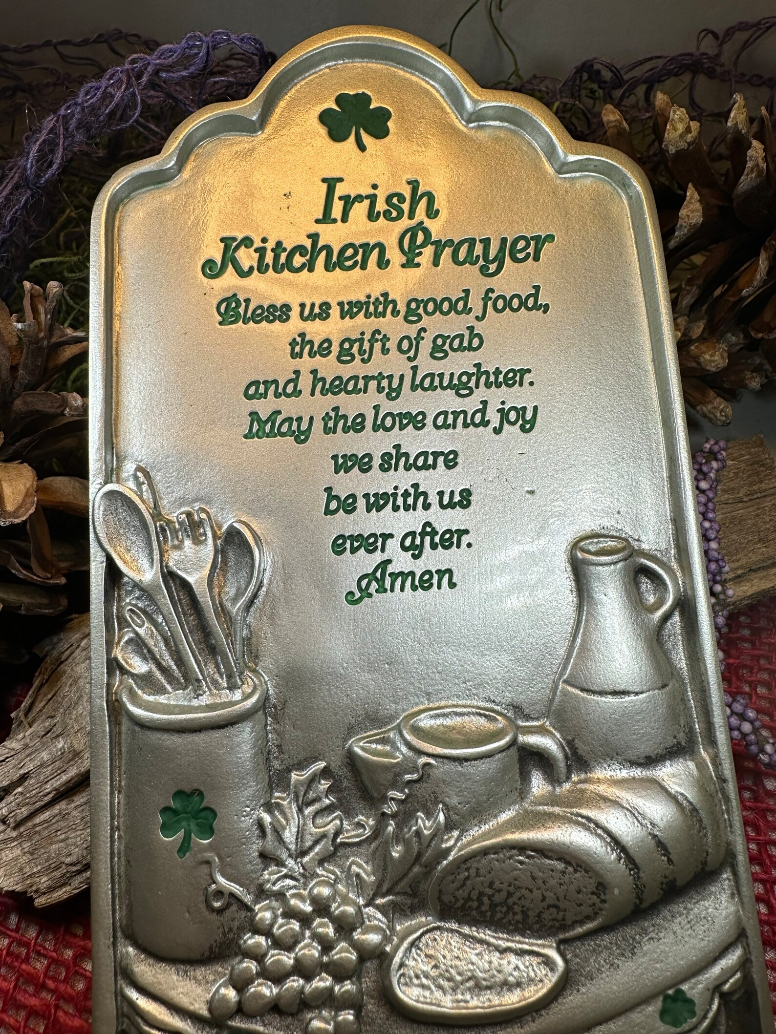 Irish Blessing Wall Art Ireland Gift Kitchen Wall Plaque Etsy