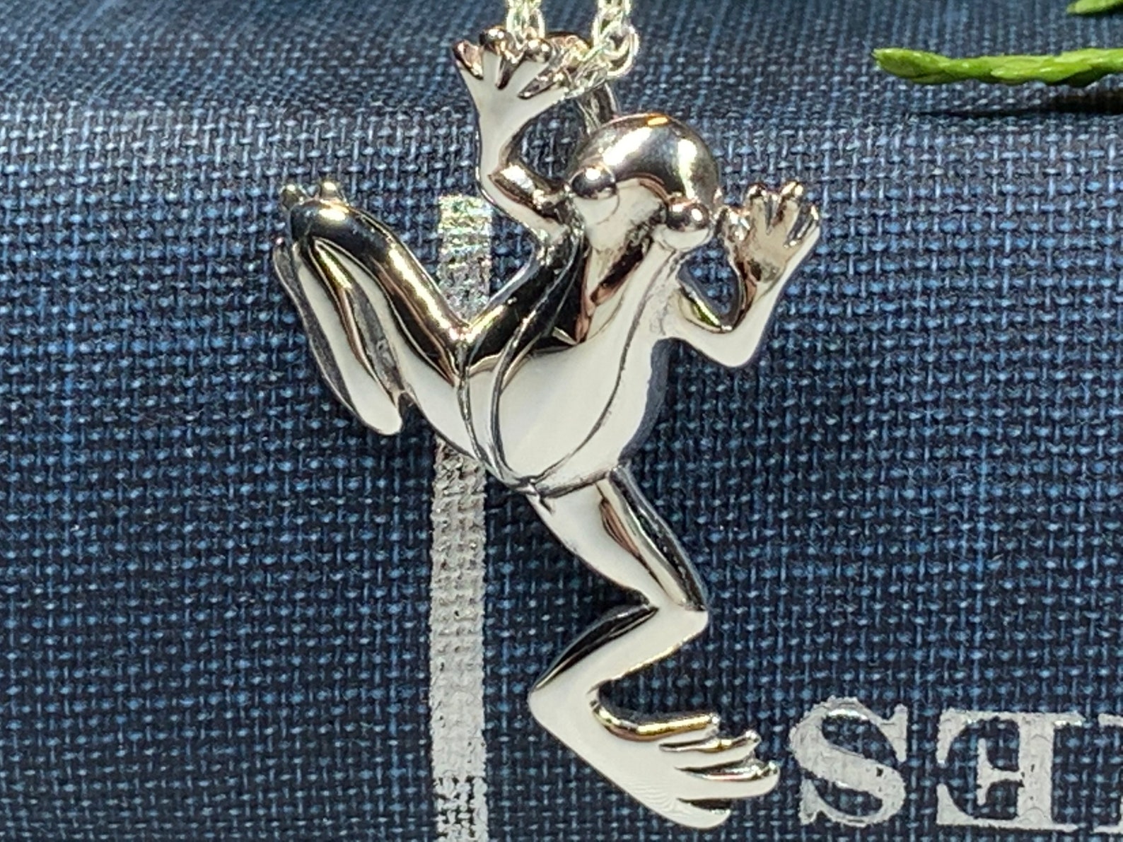 Frog Necklace Tree Frog Jewelry Nature Jewelry Animal Etsy