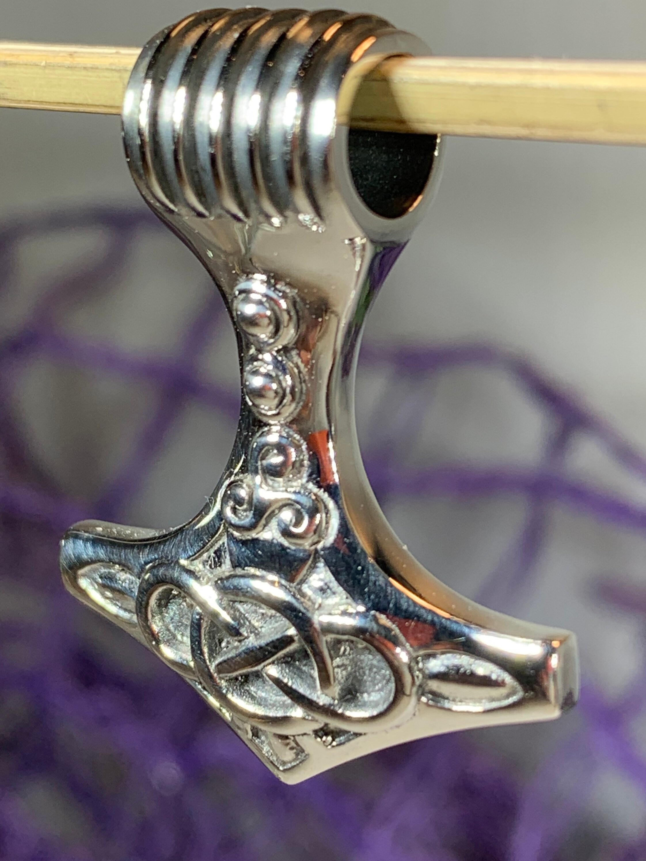 Thor's Hammer Necklace, Norse Necklace, Viking Jewelry, Hammer Pendant