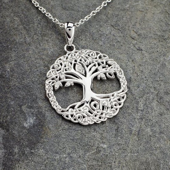 Graduation Gift Celtic Jewelry Friendship Gift Anniversary Gift Norse Jewelry Tree of Life Necklace Irish Jewelry Yoga Jewelry