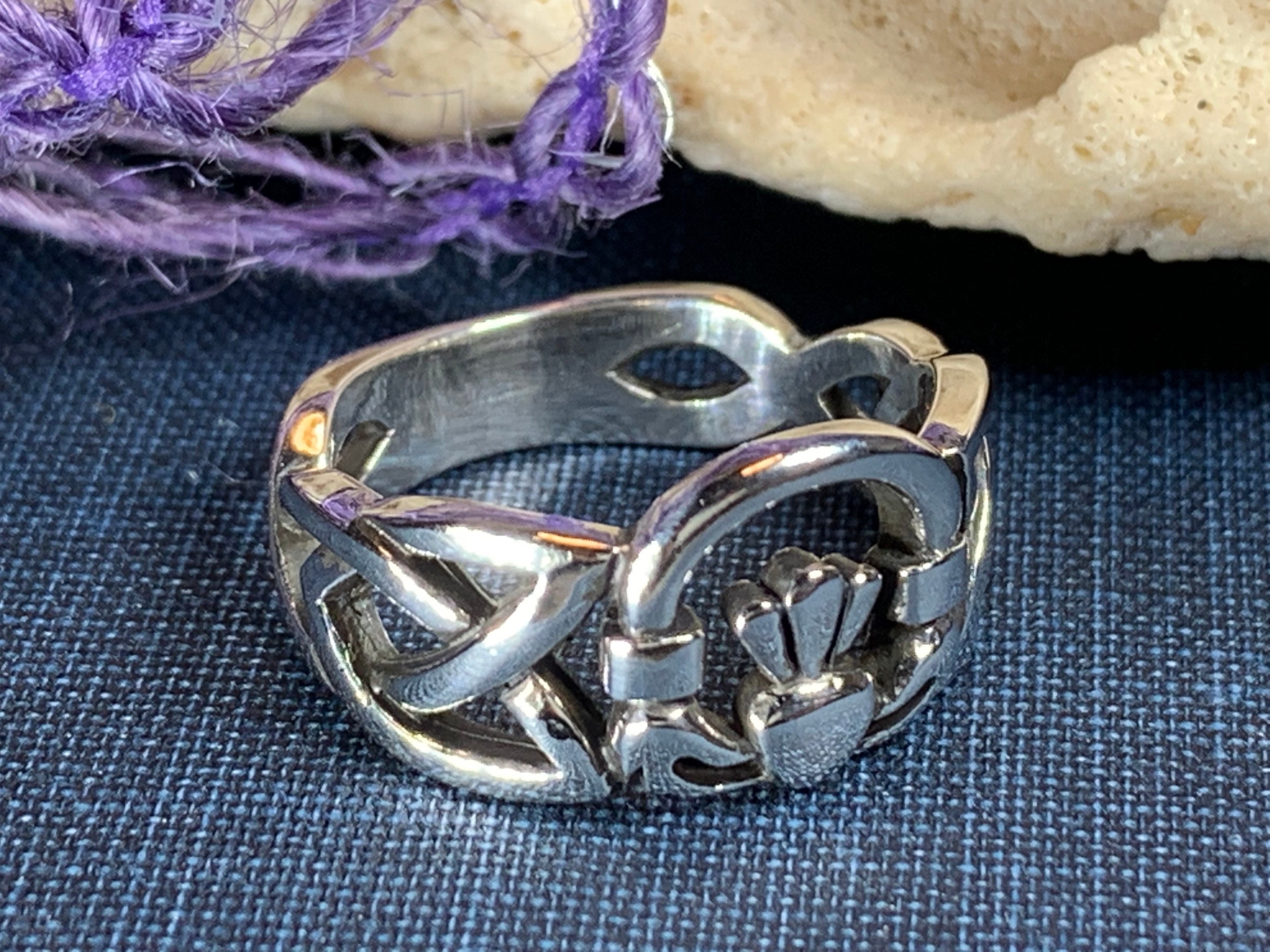 Claddagh Ring, Celtic Jewelry, Irish Jewelry, Celtic Knot Jewelry