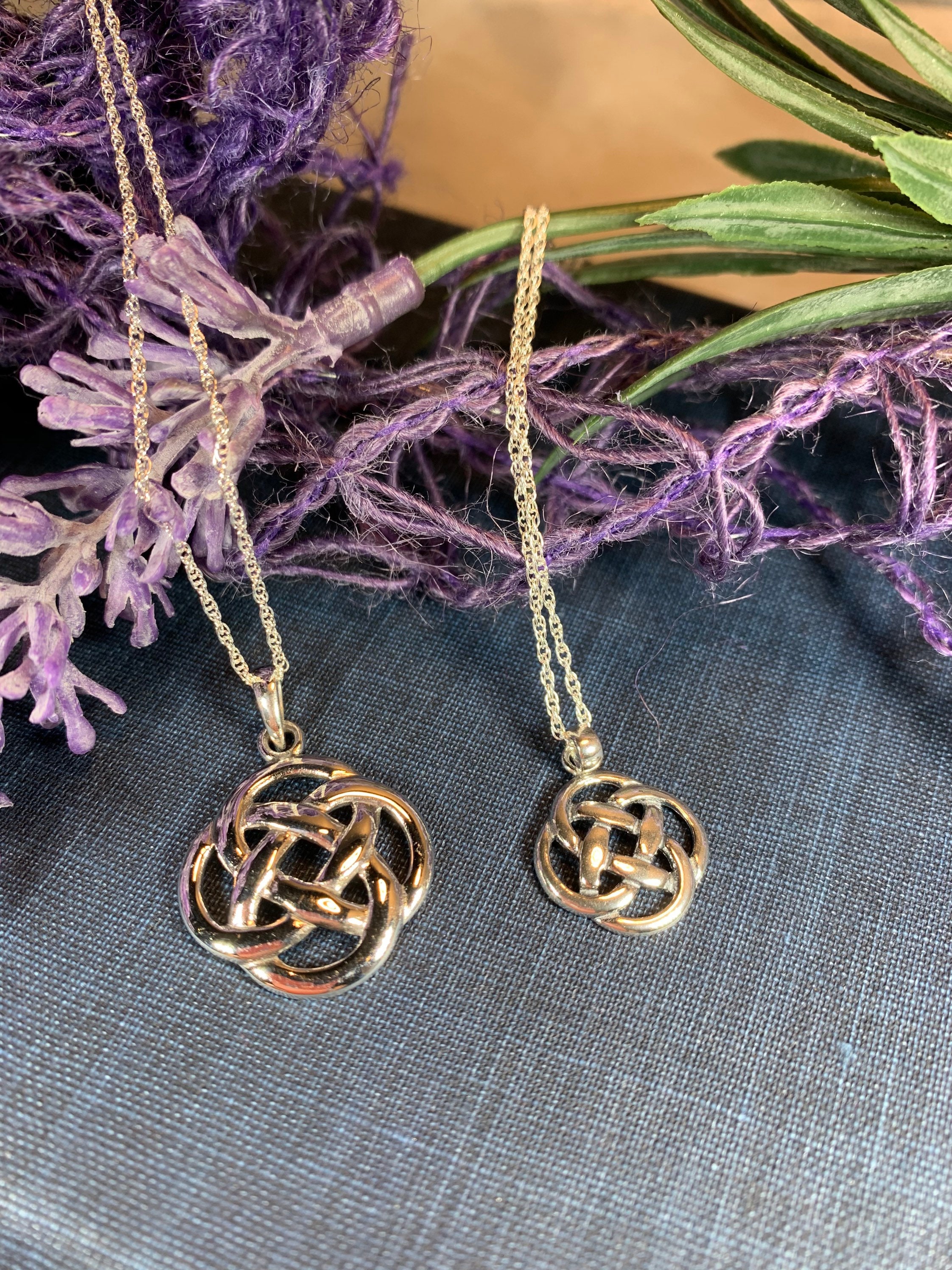 Dara Knot Necklace, Celtic Jewelry, Irish Jewelry, Mom Gift, Sister