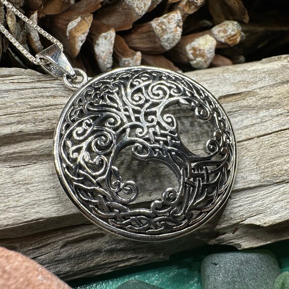Tree of Life Necklace Celtic Pendant Irish Jewelry Yoga Jewelry