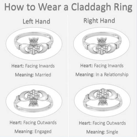 Irish on sale ring heart