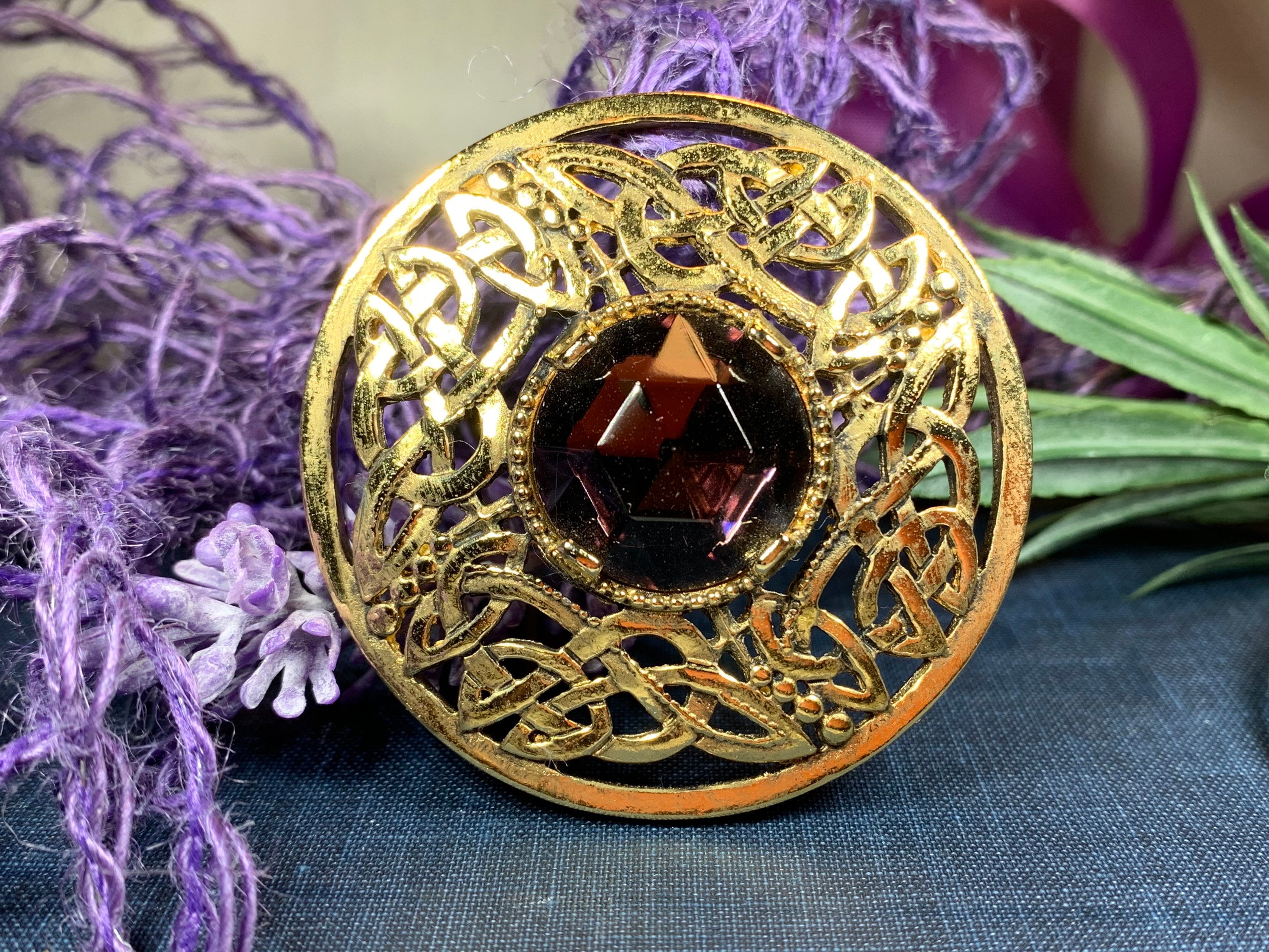 Celtic Knot Brooch, Celtic Jewelry, Irish Jewelry, Scotland Jewelry